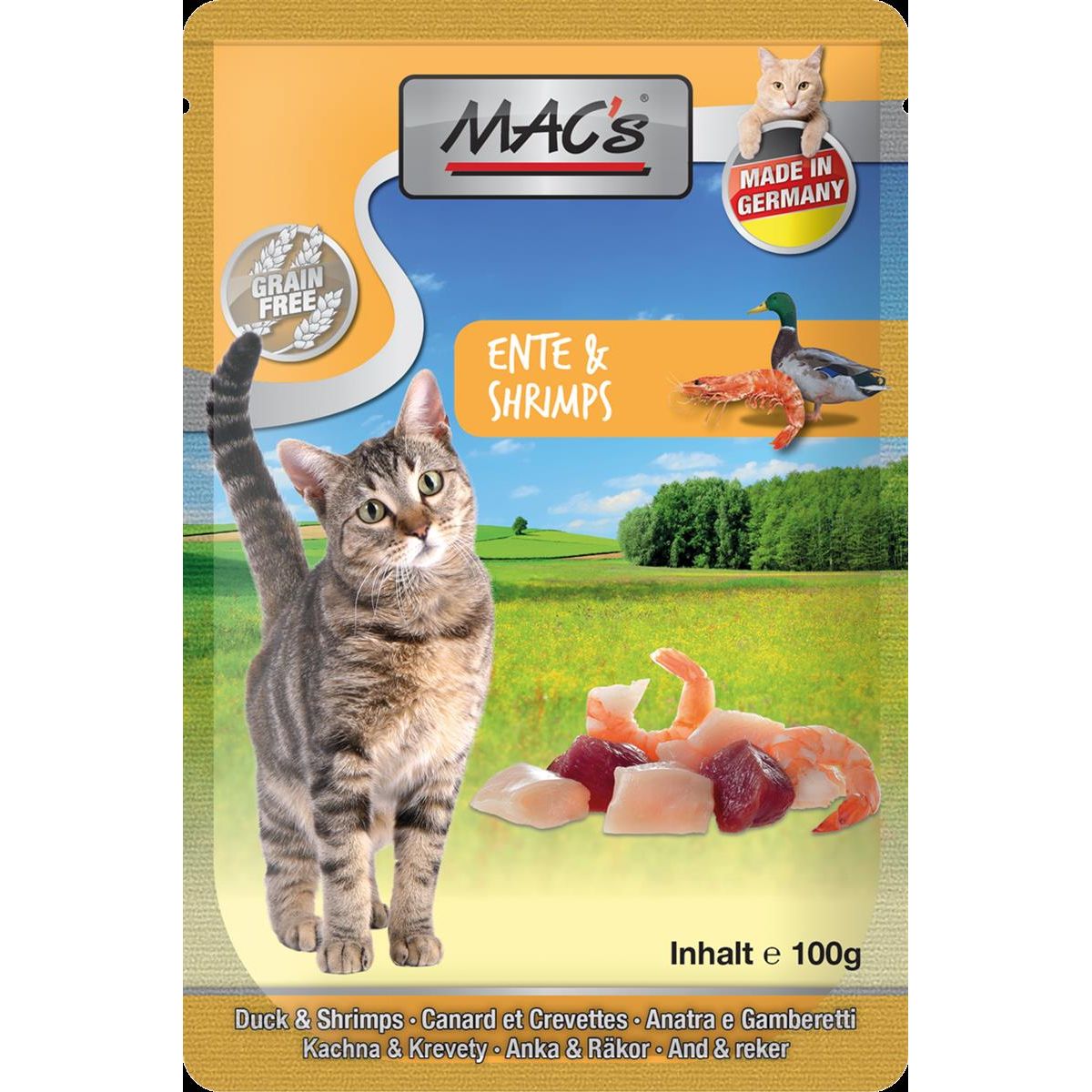 MAC's Cat Pouch Ente & Shrimps